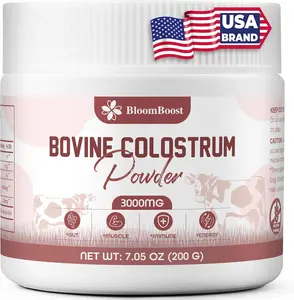 Bovine Colostrum Supplement, 3000mg per Serving, 200 Grams, Gut Health, Brain & Immune Health,Muscle Recovery & Wellness, Grass-Fed Colostrum Powder, Non-GMO, All-Natural