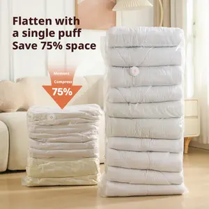 Storage bag, compression bag, thickened vacuum storage compression bag, no-pump 3D bag, storage bag, special bag for quilts, clothes, and blankets