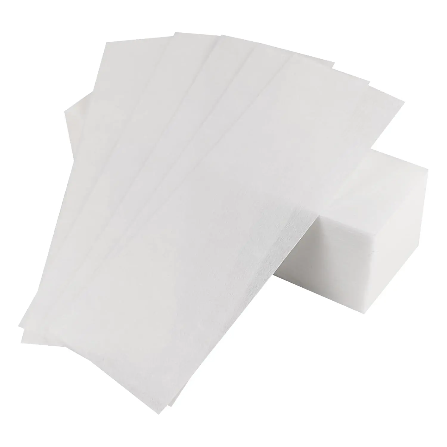 50-Pack Non-Woven Waxing Strips for Smooth, Gentle Hair Removal - Formaldehyde-Free Body Care for All Skin Types Including Oily & Sensitive, For Face & Body - 7cm x 20cm, Multi-Pack