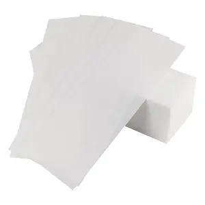 50 Pcs Waxing Paper 2.8 x 7.9 Inch Wax Strips For Hair Removal On Legs Chest Back Intimate Areas And Face