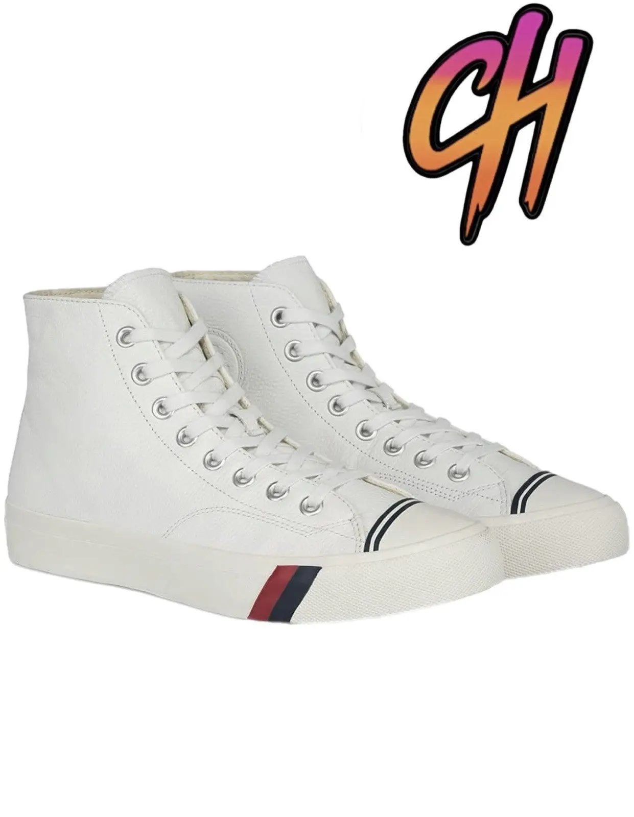 Pro-Keds Royal Hi Leather Lace Up White Sneaker - TikTok Shop