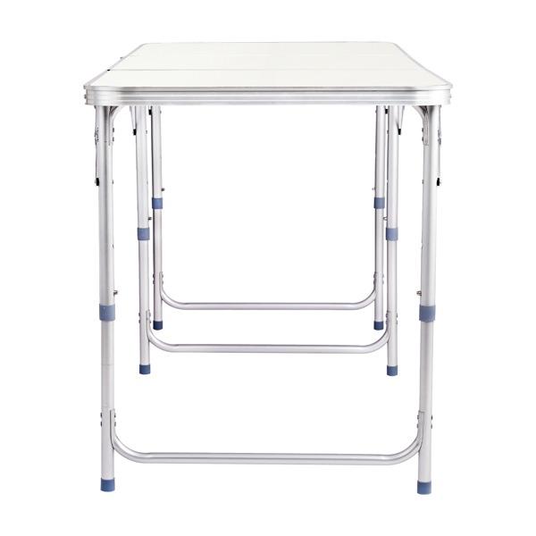 180 x 60 x 70cm Aluminum Alloy Folding Table White