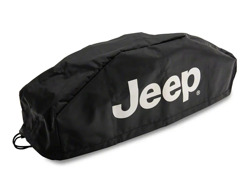 Jeep Licensed by RedRock Heavy-Duty Waterproof Winch Cover, Automotive Car Accessories - Universal Multifunctional Protector Car Covers & Shelters for Vehicle Exterior Protection, Universal Car Covers & Shelters