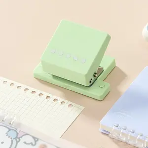 Five-Hole Punch for Loose-Leaf Binders, Compatible with A4 A5 B5 Papers, Manual Punching Tool for Office and Study Supplies