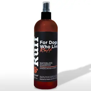 Lillian Ruff Waterless Shampoo for Dogs - Sandalwood Amber, Made in USA (16 oz)​