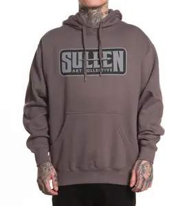 Brush Line Pullover Relaxed Fix Soft Brushed Cotton Grey HD Print