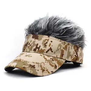Hot Wig Hat, Internet Celebrity Wig Hat, Hip-hop Spoof Hooligan Baseball Cap, Digital Camouflage Hat Adjustable Stylish Hat Handcrafted Cap