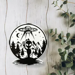 Alien Stickers - Laminated Premium Vinyl Stickers