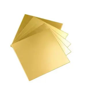 H65 Brass Plate, 1.0mm Thickness, 160mm X 160mm, Scratch-Free Film, Handmade Brass Weaving, Durable and Aesthetic Decorative Material, Art Craft Supplies