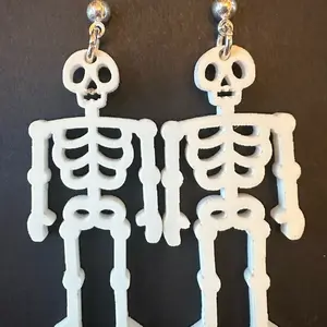 Skeleton Earrings - Glow in the Dark, Perfect for Halloween