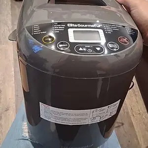 Elite Cuisine Bread Maker w/ CERALAST Ceramic Pan & Blade