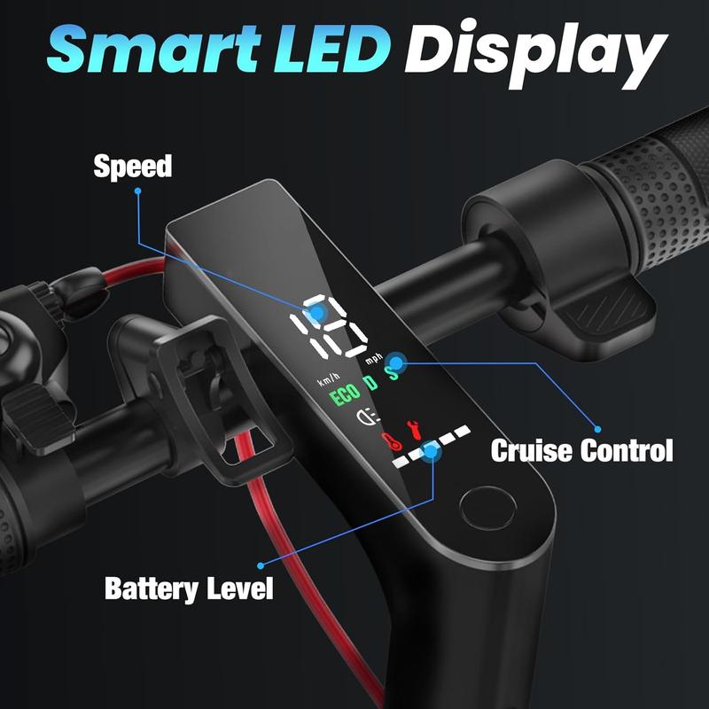 【New Year Sale】 Electric Scooter, 350W/1000W Powerful Motor, 8.5"/10"  Tires, 28Mph/19MPH/18MPH, 37/19/12 Miles Max Range, Dual Braking E-Scooster for Adults/Teens