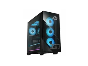 Asus ROG GM700TZ-PB564 Gaming Desktop Computer - AMD Ryzen 5 8400F - 16 GB - 1 TB PCI Express NVMe 4.0 SSD - Windows 11 Home - AMD Radeon RX 9060 XT PRIME 16GB GDDR6 - 600W