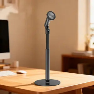 360° Rotating Magnetic Phone Stand for MagSafe, 2 in 1 Adjustable Tablet Stand & Cell Phone Stand, Aluminum Phone Holder Mount for Desk, Cellphone, Compatible Smartphone iPhone 17 16 15 14 13 12 Pro Max and IPad, Black