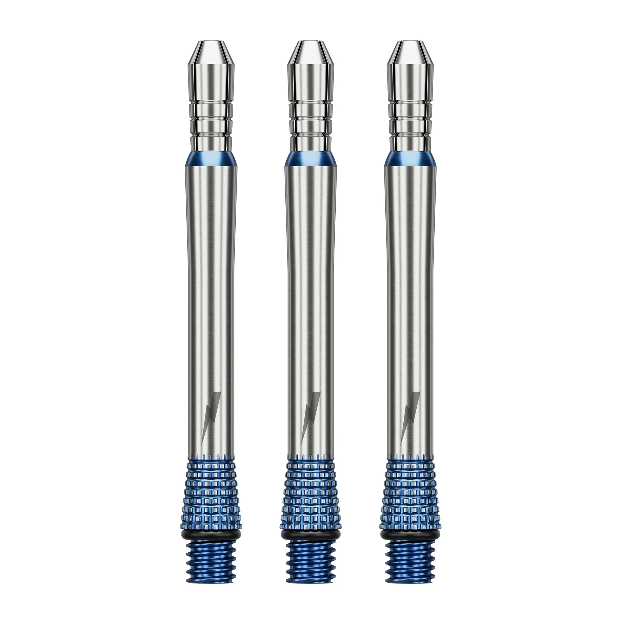 Target Darts Phil Taylor 3x Raw Power Titanium GX2 Shafts, Lightweight 22.4mm Tapered-Front Titanium Nitride Dart Shafts, Short/Intermediate/Medium Lengths, Player Edition 2BA Thread Professional Dart Accessories, Aluminium, Tapered-Front Shape, 28Mm, Thi