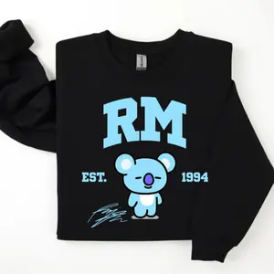 RM Est 1994 Sweatshirt, Hoodie BT21 Chibi Cute Sweater, Gift for fan, KPOP tour 2026