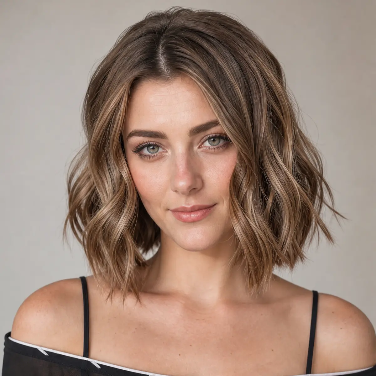 Jessie's Wig [Daphne] Balayage Wavy Bob Side Part Wig True-Hold Glueless 5.5x5.5 Lace Wig Human Hair Lace Frontal Wig For Versatile Look  #SummerWins #DealsForYouDays