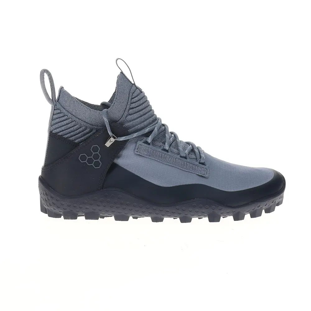 Vivobarefoot Womens Magna Lite Water Resistant Sg Hiking Hiking Sneakers Shoes - Black, Grey