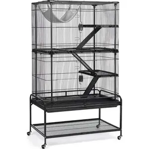 Prevue Pet Products Deluxe Critter Cage for Small Animals Black