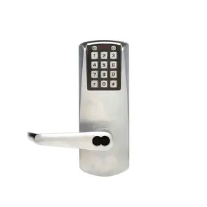 Dormakaba E-Plex E2066 Electronic Pushbutton Mortise Door Lock - E2000 Series, Schlage C Keyway, Exterior Door Compatible, Adjustable Code Length, Easily Programmed via Keypad, Eliminates Risk of Damage