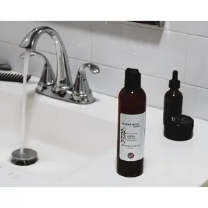 Alpha Beard Wash - Shampoo for Beards, Lightweight and Refreshing Formula - delicious vanilla scent