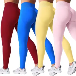 Women's High-Waisted Butt-Lifting Tummy Control Leggings - Seamless Stretchy Sweat-Absorbent Quick-Dry Sports Leggings for Gym, Training, Running, Yoga, Streetwear, Casual Wear