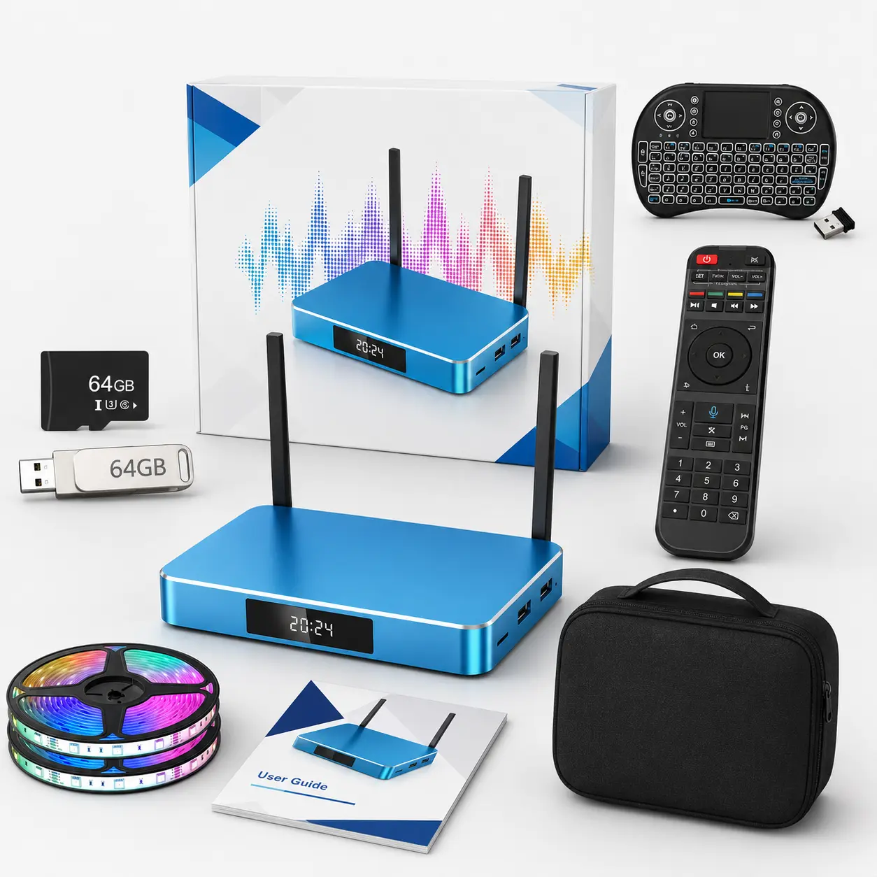 S7 Max Multifunctional Home TV Box Set (Includes 7-in-1 Accessory Kit)
