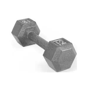 CAP Barbell 12lb Cast Iron Hex Dumbbell, Single
