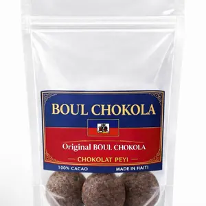 Boul Chokola Original Boul chocolate 100% Cacao Chocolate Made in Haiti Premium Quality