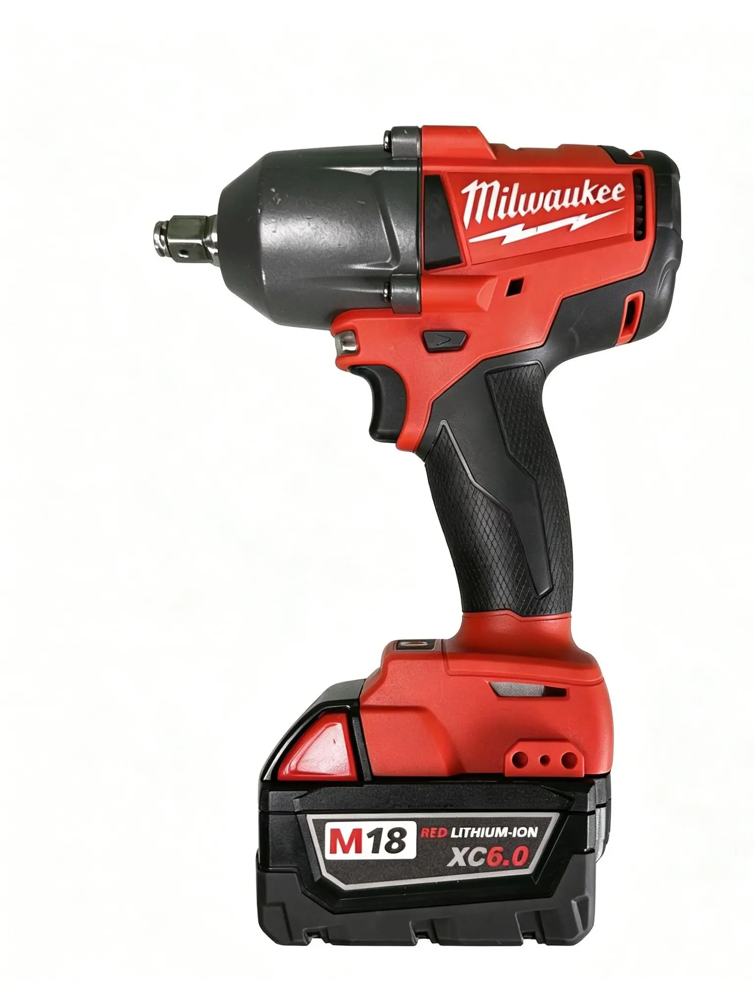 Milwaukee M18 900N Brushless 1/2 in High Torque Impact Wrench Kit, Cordless Heavy Duty Lithium-Ion Battery-Powered Impact Gun for Truck Tire Repair, Industrial Bolt Disassembly