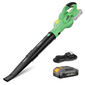 #JumpstartSale WORKPROX Leaf Blower Cordless, 20V Electric Leaf Blower with Type-C Charging, 4.0Ah Battery with LED Display, 138MPH 170CFM High Speed, Mini Leaf Blower for Lawn Care, Patio, Garden