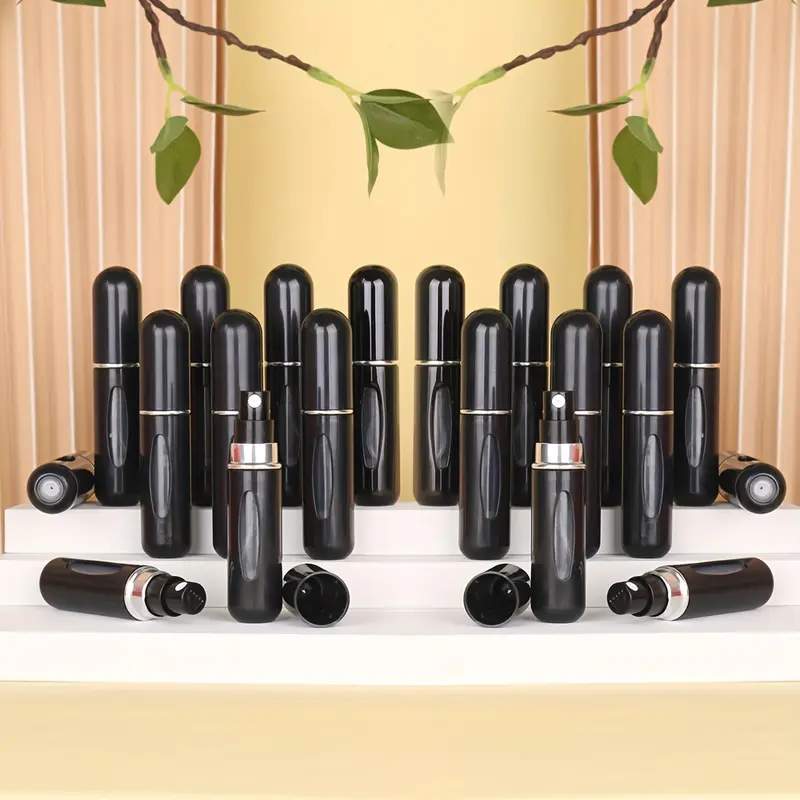 20/50Pcs 5ml mini perfume sample bottles, Empty perfume bottles, Refillable spray containers, portable size and leak-proof sealing, Lightweight and space-saving, perfect for daily perfume storage, business trips and outdoor use
