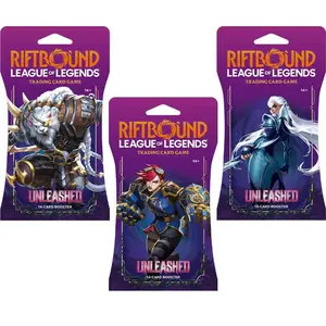 RiftBound Unleashed - Sleeved Booster Pack Art Bundle [Set of 3]