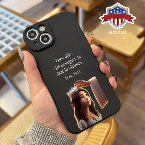 Customized TPU Silicone Christian Inspirational Quotes Phone Case for iPhone 17 Pro Max,16 Plus,15,14,13,12,11,Air,E - 1.2mm Durable, Anti-Scratch, Shockproof, Non-Slip Bumper, Women's Mobile Phone Accessory Gift