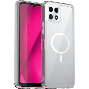 Revvl 7 5G Case: Clear Transparent Phone Cover[Military-Grade Protection][Anti-Yellowing] for T-Mobile Revvl 7 5G Magnetic Case-Clear