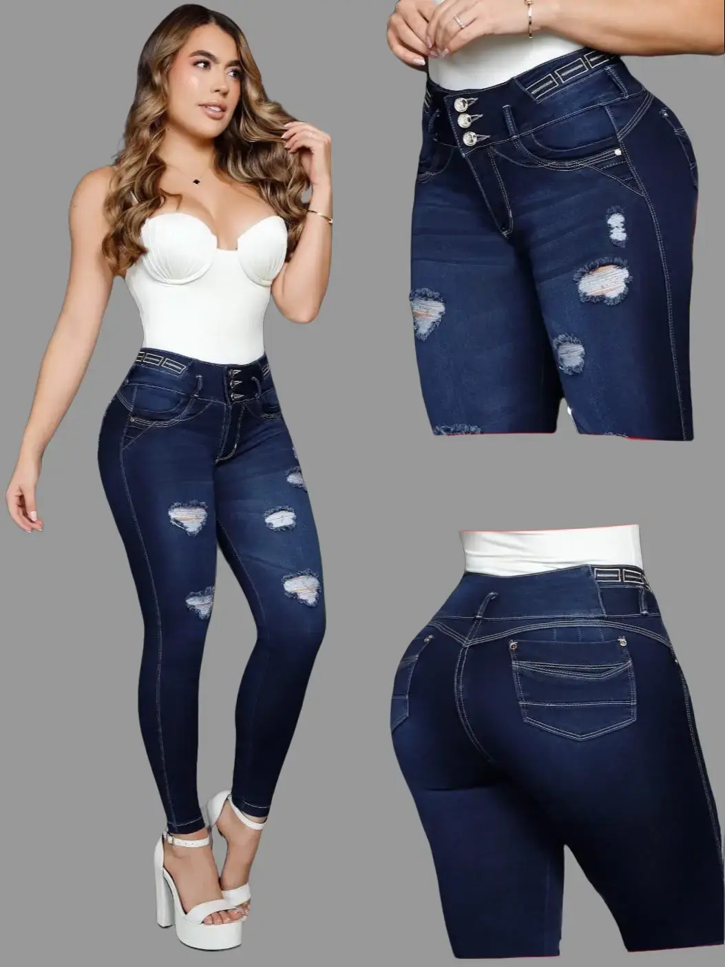 COLOMBIAN BONBONUP WOMAN'S JEANS BUTT LIFTER