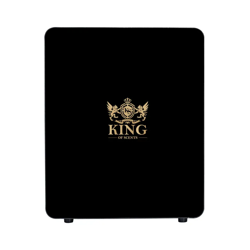 King Of Scents Aroma Essential Oil Diffuser , Nebulizing Diffusion System, Heat-Free System for Home or Commercial Use, Covers up to 5,000 Square feet  ( Black ) !
