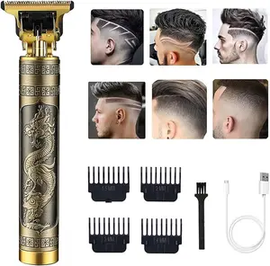 2025 Professional T9 Cordless Hair Clipper System - Precision Barber-Grade Trimmer with Self-Sharpening Blades for Ultimate Control in Hair and Beard Styling
