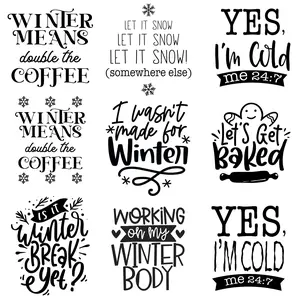 Humorous Winter Laser Engraved Sleeves