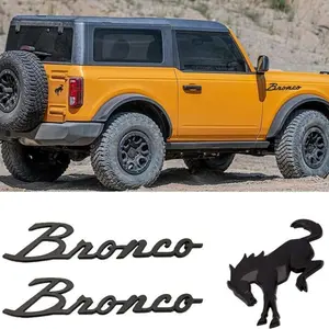 1PCS ABS 3D Car Front Hood Emblem Bonnet Trunk Sticker Exterior Modification Decal For Mustang Ford Bronco Fiesta Fusion Kuga Ranger Mondeo Taurus Shelby Explorer Escape