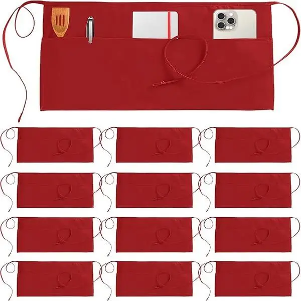 Red (Pack of 12), 24x12 Inches (Pack of 12)
