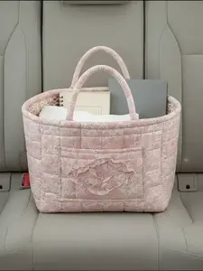 Car Interior Storage Basket, Multipurpose Basket, Clothing Book Work Supplies Home Organizer Bag, Space Saving Multi-Purpose Car Accessory