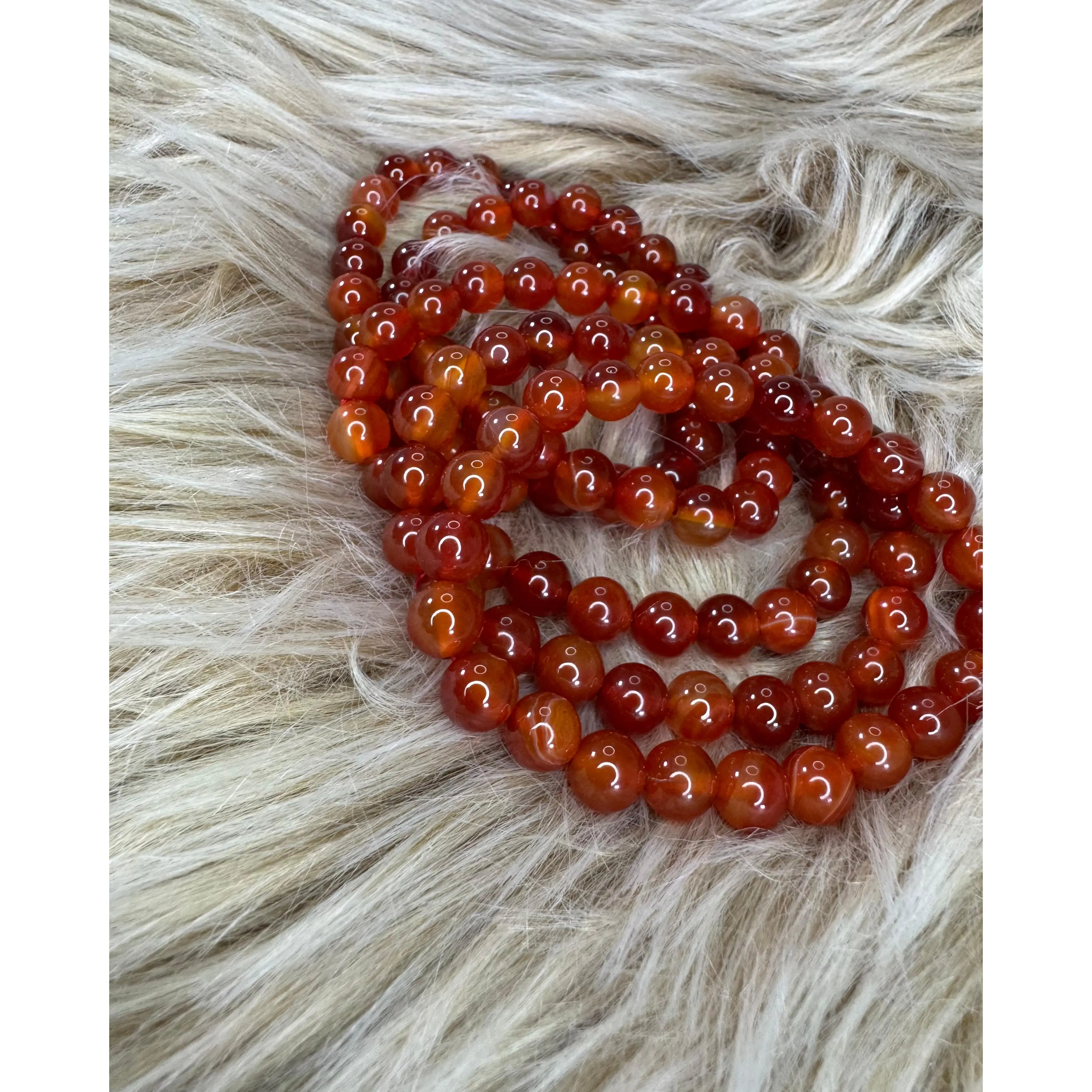 Carnelian 8mm Bracelet