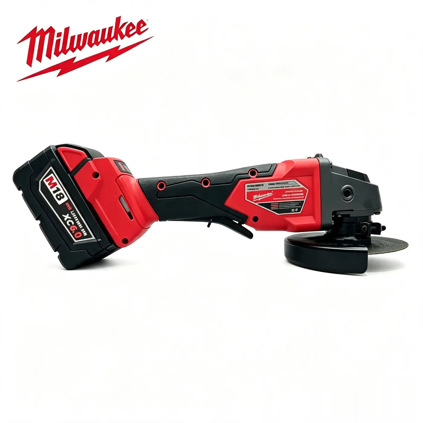 Milwaukee 125mm Brushless Cordless Angle Grinder, M14 Spindle Thread, 9,500 Rpm No-load Speed, Ideal For Metal Cutting, Surface Grinding, Rust Removal, Polishing And Heavy-Duty Workshop Construction & DIY Projects