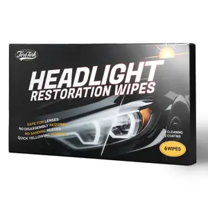 Toretark Pro Headlight Restoration Kit - All-in-1 Portable Solution to Fix Yellow & Foggy Headlights
