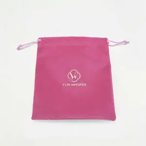 1 Pack Luxury Velvet Hair Accessory Storage PouchSoft Drawstring Organizer for Satin Scrunchies Hair TiesCompact Travel Friendly