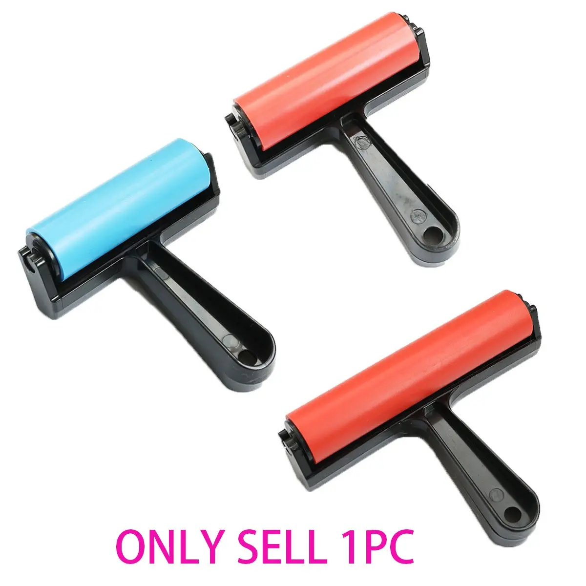 Diamond painting roller plastic rubber wheel DIY drill press new tool square diamond round diamond reinforcement colored roller Diamond Art Tools