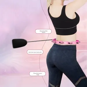 Detachable Smart Weighted Waist Hula Hoop with Massage Function, Non-Drop Design, Ideal for Lazy Fitness Regimes, Enhance Your Workout Experience