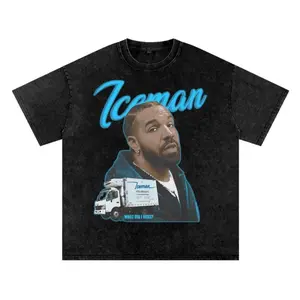 [ ICEMAN HIP HOP GRAPHIC TEE ] Drake Iceman  Oversized Graphic T-Shirt, Official Style Merch