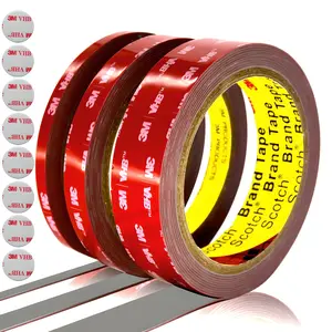Double Sided Tape Heavy Duty,  Tape. (1/4in,1/2in,1in) x 10 ft, for Wall Photo Frame,  Decoration, LED Strip Light.  Mounting Tape